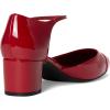 imageAnne Klein Womens Pearle Toe Cap Ankle Strap PumpsDeep Red
