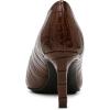 imageAnne Klein Womens Ruthie Textured Patent PumpsBrown Croc