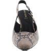 imageAnne Klein Womens Snake Print Slingback HeelsNaturalSnake