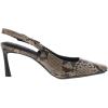 imageAnne Klein Womens Snake Print Slingback HeelsNaturalSnake