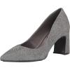 imageAnne Klein Womens Benedette Padded Insole Faux Leather PumpsSilver