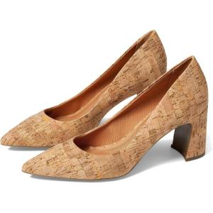 imageAnne Klein Womens Benedette Padded Insole Faux Leather PumpsCork