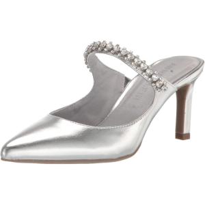 imageAnne Klein Womens Remi Embellished SlipOn PumpsSilver