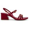 imageAnne Klein Womens Block Heel Sandal MackenzieDeep Red