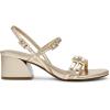 imageAnne Klein Womens Block Heel Sandal MackenzieLight Gold
