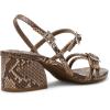 imageAnne Klein Womens Block Heel Sandal MackenzieSnake Taupe
