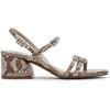 imageAnne Klein Womens Block Heel Sandal MackenzieSnake Taupe