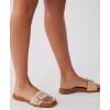 imageAnne Klein Womens Capara Flat SandalNatural Raffia