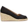 imageAnne Klein Womens EZZIE Wedge Slip On Wedge SandalsBlack
