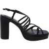imageAnne Klein Womens Faux Leather Square Toe Block HeelBlack