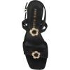 imageAnne Klein Womens Felipa Heeled SandalBlack Suede