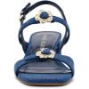 imageAnne Klein Womens Felipa Heeled SandalDenim
