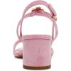 imageAnne Klein Womens Felipa Heeled SandalPink Suede