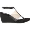 imageAnne Klein Womens Ikari Patent Thong Wedge SandalsBlack