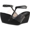 imageAnne Klein Womens Ikari Patent Thong Wedge SandalsBlack