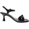 imageAnne Klein Womens Jia Faux Leather Slingback Ankle StrapBlack
