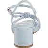 imageAnne Klein Womens Keilly Faux Leather Ankle Strap Block HeelLight Blue