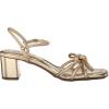 imageAnne Klein Womens Keilly Faux Leather Ankle Strap Block HeelPlatinum