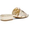 imageAnne Klein Womens Loyal Heeled SandalLight Gold
