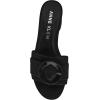 imageAnne Klein Womens Pepper Heeled SandalBlack Suede