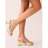 imageAnne Klein Womens Piper Heeled SandalLight Gold
