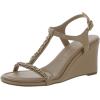 imageAnne Klein Womens SLOAN Ankle strap Sophisticated Wedge SandalsNude