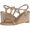 imageAnne Klein Womens SLOAN Ankle strap Sophisticated Wedge SandalsPlatinum
