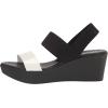 imageAnne Klein Womens Stretch Platform HeelsWhiteBlack