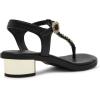imageAnne Klein Womens Tessa Flat SandalBlack Smooth