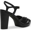 imageAnne Klein Womens Velia Heeled SandalBlack Smooth