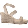 imageAnne Klein Womens Willa Espadrille Wedge SandalPlatinum