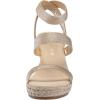 imageAnne Klein Womens Willa Espadrille Wedge SandalPlatinum