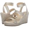 imageAnne Klein Womens Willa Espadrille Wedge SandalPlatinum