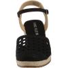 imageAnne Klein Womens Zeena Espadrille Wedge SandalBlack