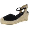 imageAnne Klein Womens Canvas Slingback EspadrillesBlack