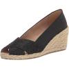imageAnne Klein Womens EZZIE Wedge Slip On Wedge SandalsBlack