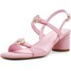 imageAnne Klein Womens Felipa Heeled SandalPink Suede