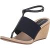 imageAnne Klein Womens Ikari Patent Thong Wedge SandalsNavy