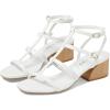 imageAnne Klein Womens Matilda Strappy Ankle Strap HeelsWhite