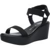 imageAnne Klein Womens Pettie Wedge SandalBlack Elastic