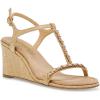 imageAnne Klein Womens SLOAN Ankle strap Sophisticated Wedge SandalsNude Raffia