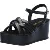 imageAnne Klein Womens Valencia Espadrille Wedge SandalBlack