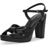imageAnne Klein Womens Velia Heeled SandalBlack Smooth