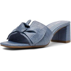 imageAnne Klein Womens Kizmet Heeled SandalBlue Raffia