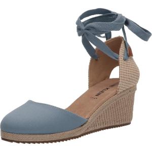 imageAnne Klein Womens Open Heel Round Toe Wedge HeelsBlue
