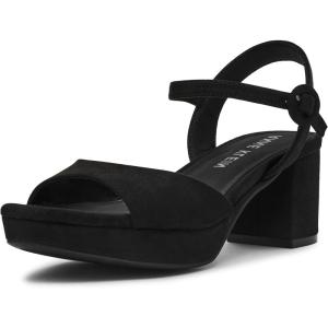 imageAnne Klein Womens Piper Heeled SandalBlack Sued