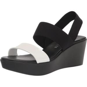 imageAnne Klein Womens Stretch Platform HeelsWhiteBlack
