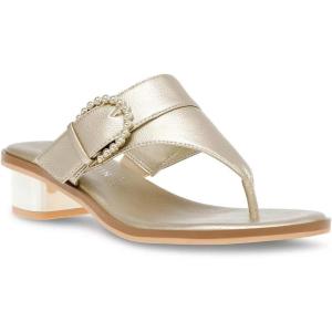 imageAnne Klein Womens TILLIE Thong SandalsPlatinum