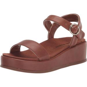 imageAnne Klein Womens VADA Laceless Woven Ankle StrapCognac