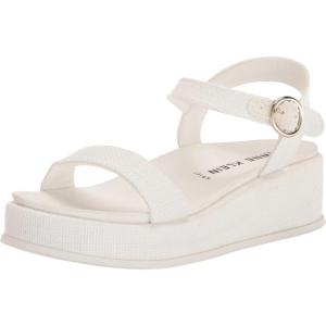 imageAnne Klein Womens VADA Laceless Woven Ankle StrapWhite